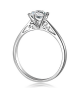 Design Solitär Ring Sechsklaue Hochzeit Diamant Brilliant Platin Weiß Gold Moissanite