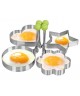 Edelstahl Form zum Braten von Eiern Werkzeuge Omlettform Ei Pfannkuchenring Küchengeräte