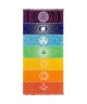 Yoga Matte Regenbogen Mandala Elemente Decke Wandbehang Boho Streifen Strand Reise Handtuch Bunte Teppich Erde