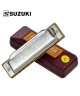 Suzuki Folkmaster Anfänger Diatonische Blues Mundharmonika Gaita 10 Löcher Schlüssel Musikinstrument