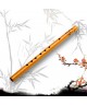 IRIN Chinesisches traditionelles 6 Loch Bambus Flöte Vertikale Flöte Klarinette Student Musical Instrument Holz Farbe