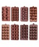 DIY Silikon Backformen stabile 15 Formen Schokolade Pudding Form Kuchen backen Eiswürfel