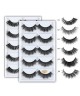 5 Paar 3D Mink Haar Natürlichen Quer Falsche Wimpern Lange Chaotisch Make-Up Gefälschte Wimpern Verlängerung Make Up Schönheit W